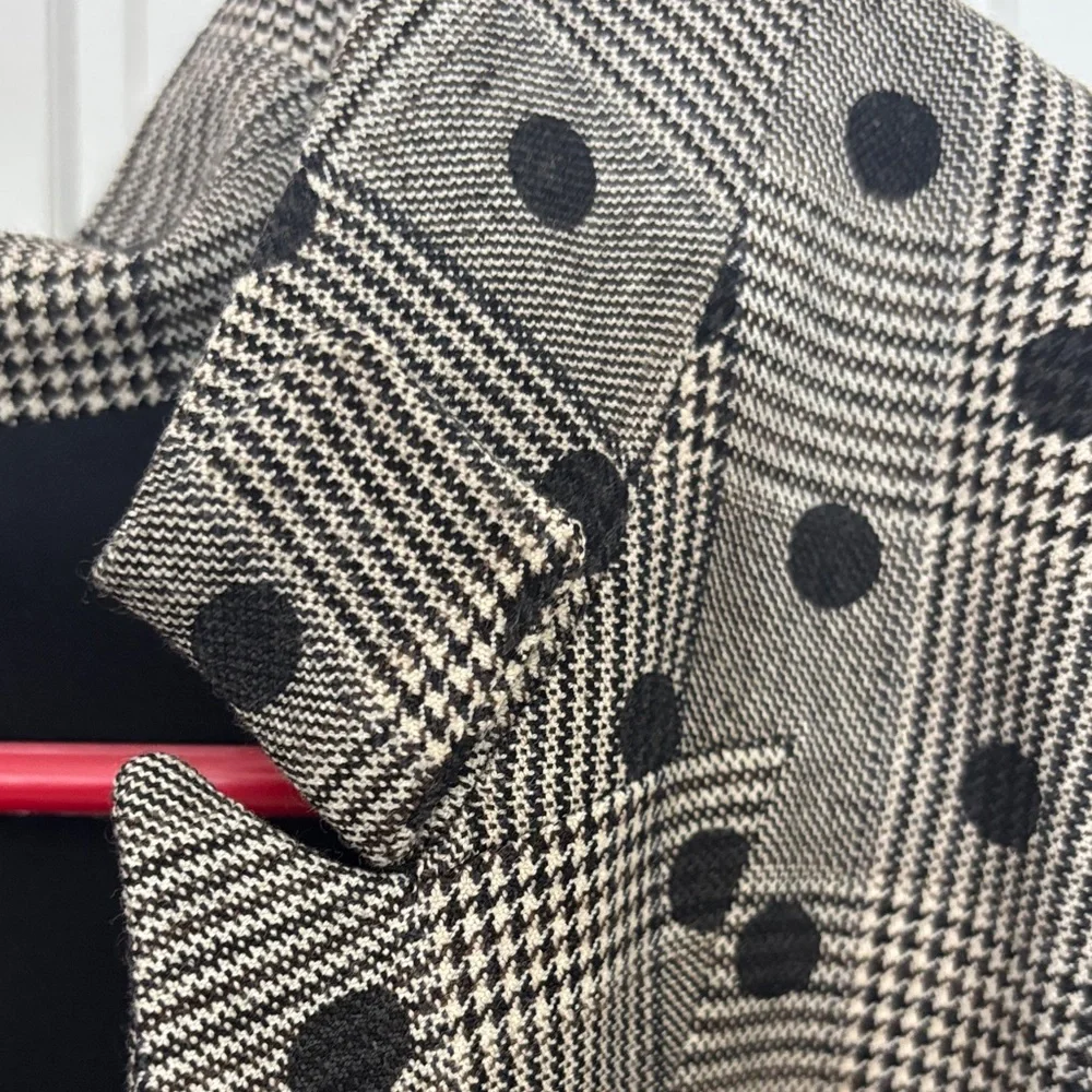 NWOT Lane Bryant Black and Tan Patterned Blazer - Picture 11 of 15